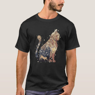 Katze und Katze Silhouette und Märchen mit Märchen T-Shirt