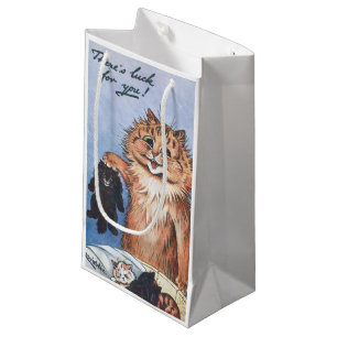 Katze und Kittens, Louis Wain Kleine Geschenktüte