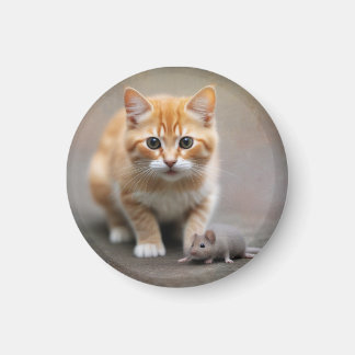 Katze und Maus Magnet