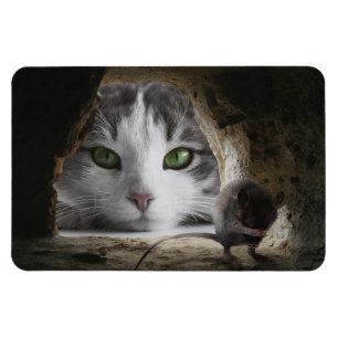 Katze und Maus Magnet