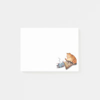 Katze und Maus Schach spielen Funny Sticknotes