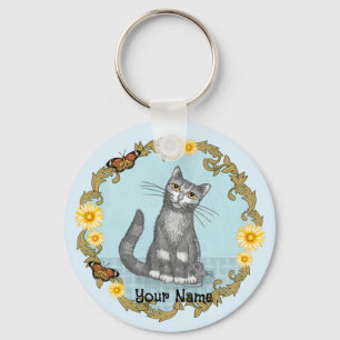 Katze und Maus Schlüsselanhänger