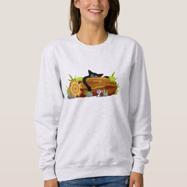 Katze und Maus Sweatshirt (Vorderseite)
