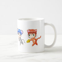 Katze und Maus - Tasse