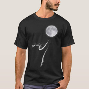 Katze und Mond T-Shirt