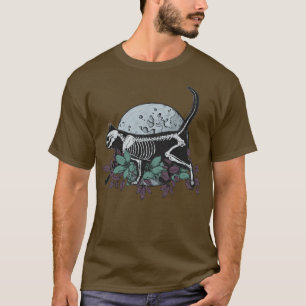 Katze und Mond T-Shirt