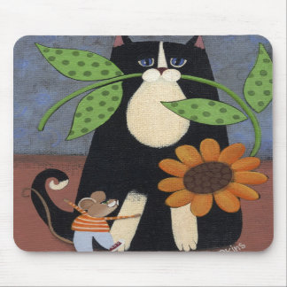 Katze und Mousepad