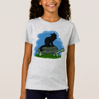 Katze und Schildkröte T-Shirt