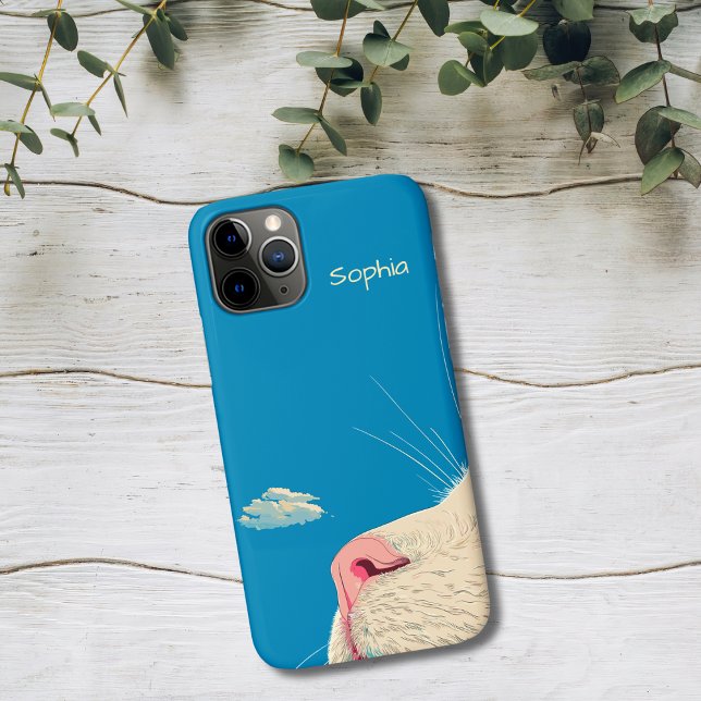 Katze und Wolke Case-Mate iPhone Hülle (Von Creator hochgeladen)
