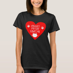 Katze Valentinstag Männer Frauen Kinder Niedlich T-Shirt