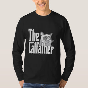 Katze Vater Der Katvater Niedlich Meme Cat Pater K T-Shirt