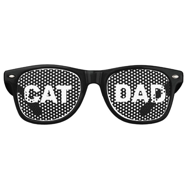 KATZE-VATER-NOVELTY-SONNENSCHATTEN PARTYBRILLE (Vorderseite)