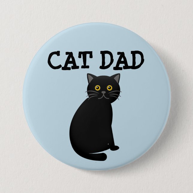 KATZE-VATER-SCHALTFLÄCHE BUTTON (Vorderseite)