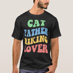 Katze Vater Wanderung Lover IV T-Shirt