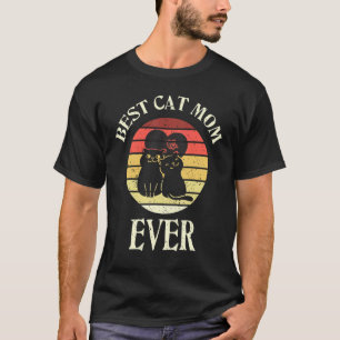 Katze Vintage Beste Katzenmutter Aller Zeiten Katz T-Shirt