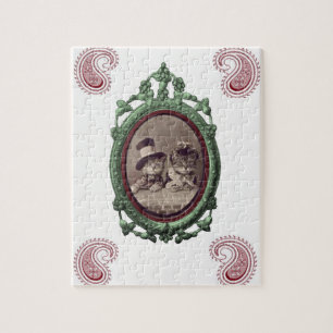 Katze Vintage Puzzle