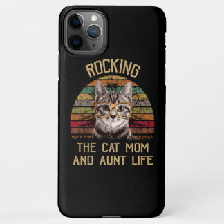 Katze| Vintages Rocken der Katzen - Mama und Tante iPhone 11Pro Max Hülle