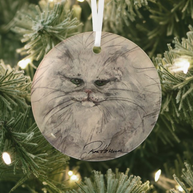 Katze von Hevener Ornament Aus Glas (InSitu)