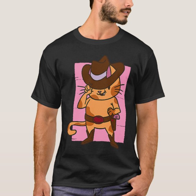 Katze wählt Waffe T-Shirt (Vorderseite)
