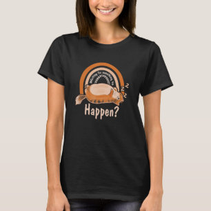 Katze Warte etwas, um zu passieren Lazy Cat T-Shirt