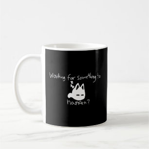 Katze Wartete, um etwas zu tun Omori Cat Insu Kaffeetasse