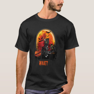 Katze, was Murderous Ninja mit Katana Sword Hal ka T-Shirt