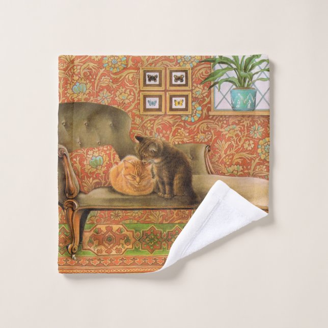 KATZE WASCHLOTH WASCHLAPPEN (Waschlappen)