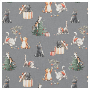Katze Weihnachten Miauen schnurren Kätzchen Stoff