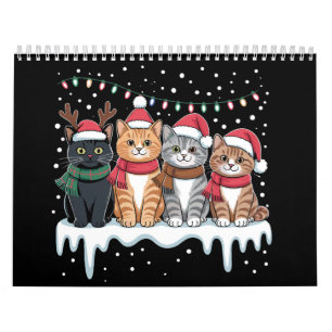 Katze Weihnachtslicht Rentier Santa Katzenliebhabe Kalender