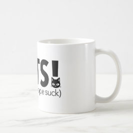 Katze, weil Leute sind zum Kotzen Kaffeetasse