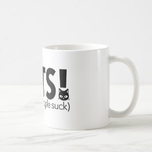 Katze, weil Leute sind zum Kotzen Kaffeetasse