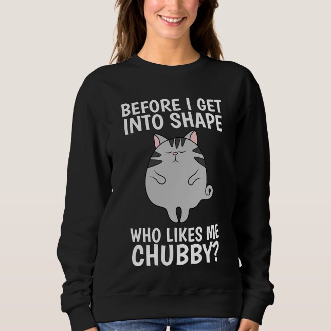 KATZE, WER IST GERNE SCHUBBY? FUNNY T - SHIRT (Vorderseite)