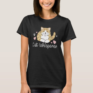 Katze Whisperer Retro Graphic Cat Eigentümer Katze T-Shirt