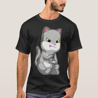 Katze wie Joystick T-Shirt