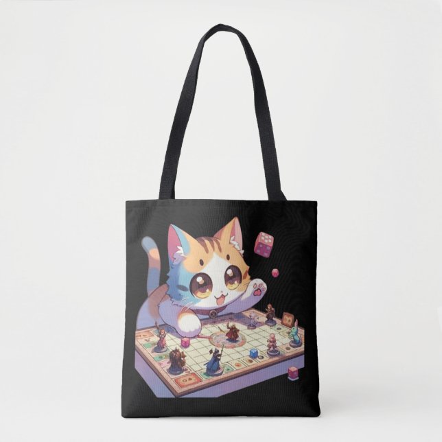 Katze würfelt Tischspiel (Vorderseite)