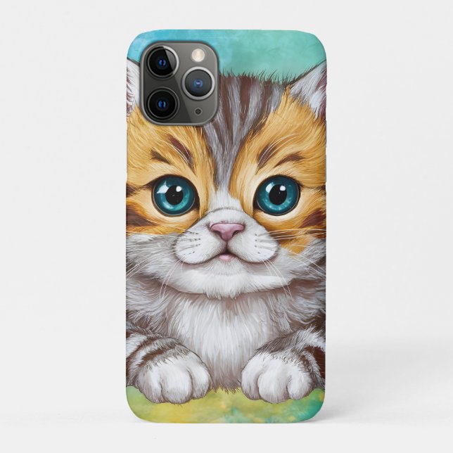 Katze zeichnen Case-Mate iPhone hülle (Rückseite)