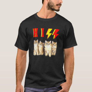 Katze Zischen Katze Katzenbesitzer Kätzchen T-Shirt