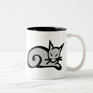 Katze Zweifarbige Tasse