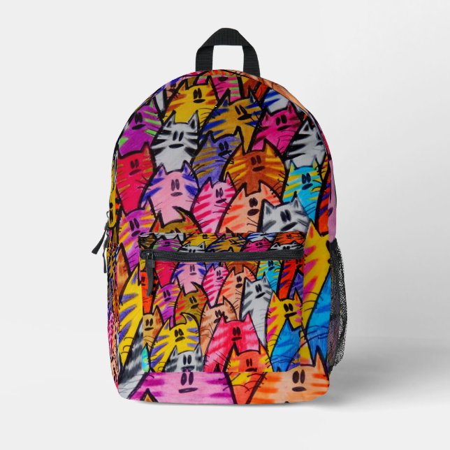 Katzen 05 Rucksack (Vorderseite)