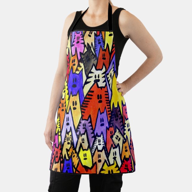 Katzen 07 Schürze (InSitu)