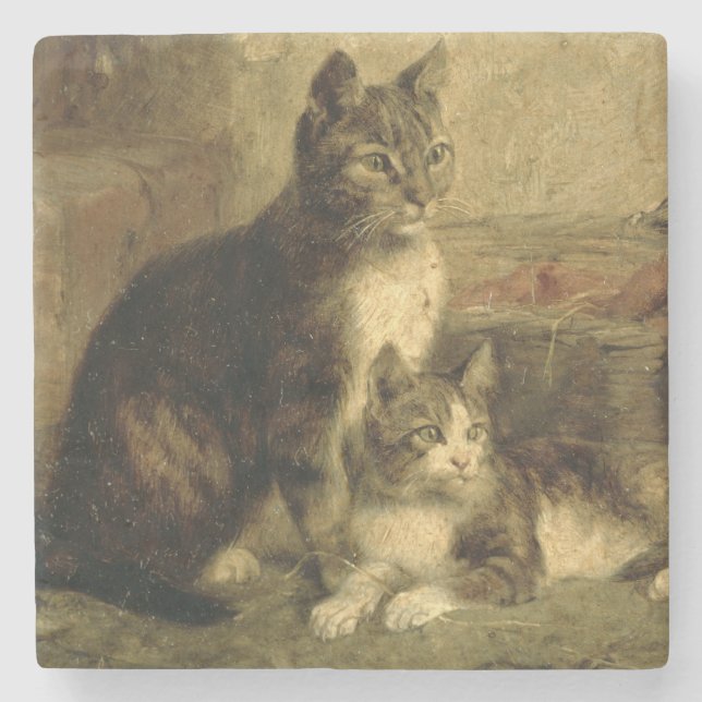Katzen, 1883 steinuntersetzer (Vorderseite)