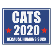 Katzen 2020-Yard-Zeichen