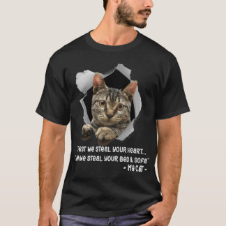 Katzen 365 Katzen Sofa Lustige Sprüche Katze Überr T-Shirt