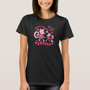 Katzen 365 Katzen tanzen süße Kätzchen Mädchen tan T-Shirt