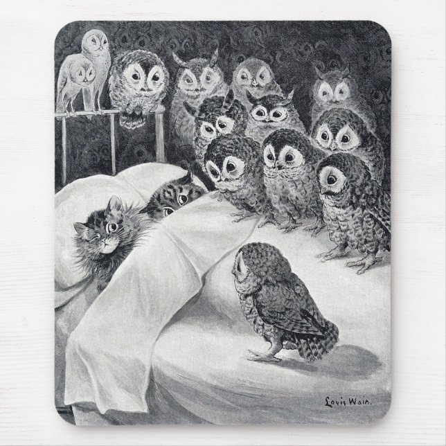 Katzen Albtraum, Louis Wain Mousepad (Vorne)