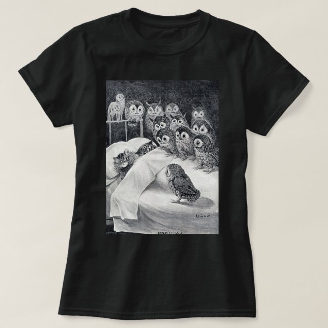 Katzen Albtraum, Louis Wain T-Shirt (Design vorne)