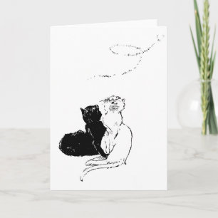 Katzen, Alexandre Steinlen Karte