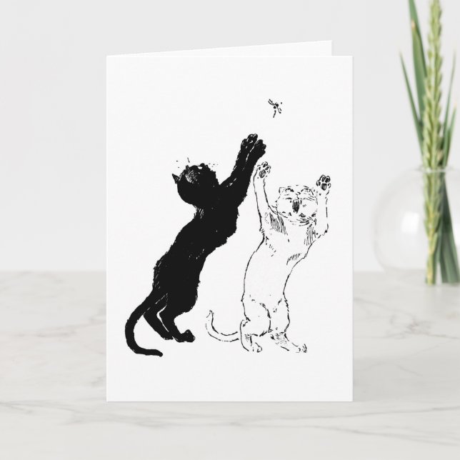 Katzen, Alexandre Steinlen Karte (Vorderseite)