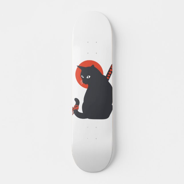 Katzen als Krieger Samurai - Wählen Sie die Hinter Skateboard (Vorne)