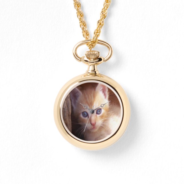 Katzen Armbanduhr (Vorderseite)